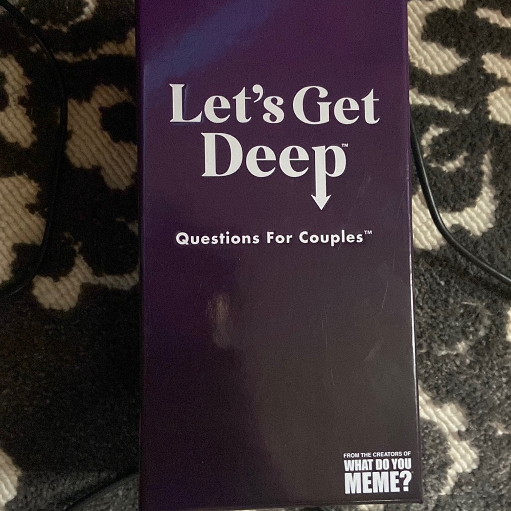 Let’s get deep questions for couples game